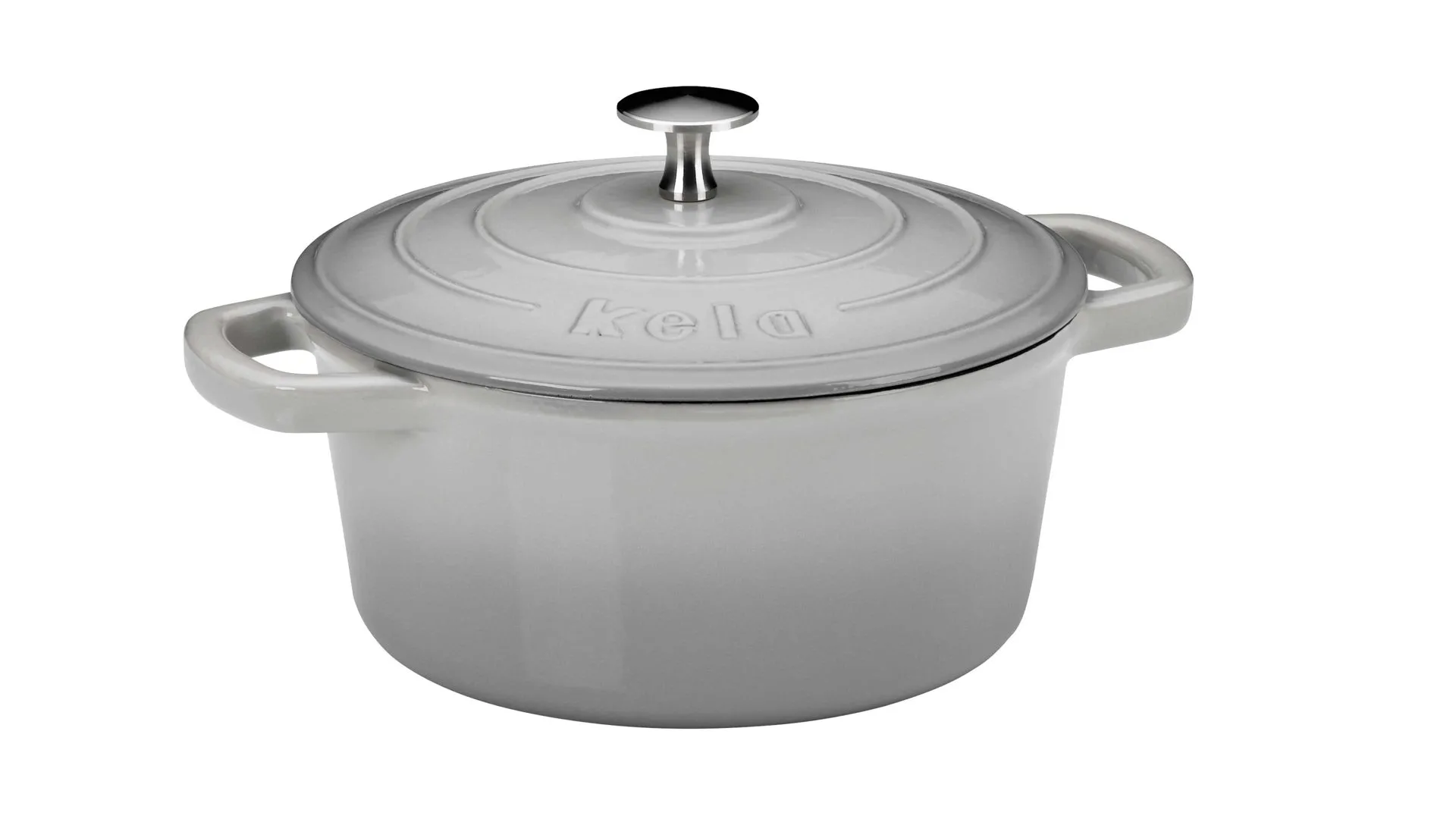 kela Bräter Calido, hellgraues Gusseisen - ca. 2,5 Liter