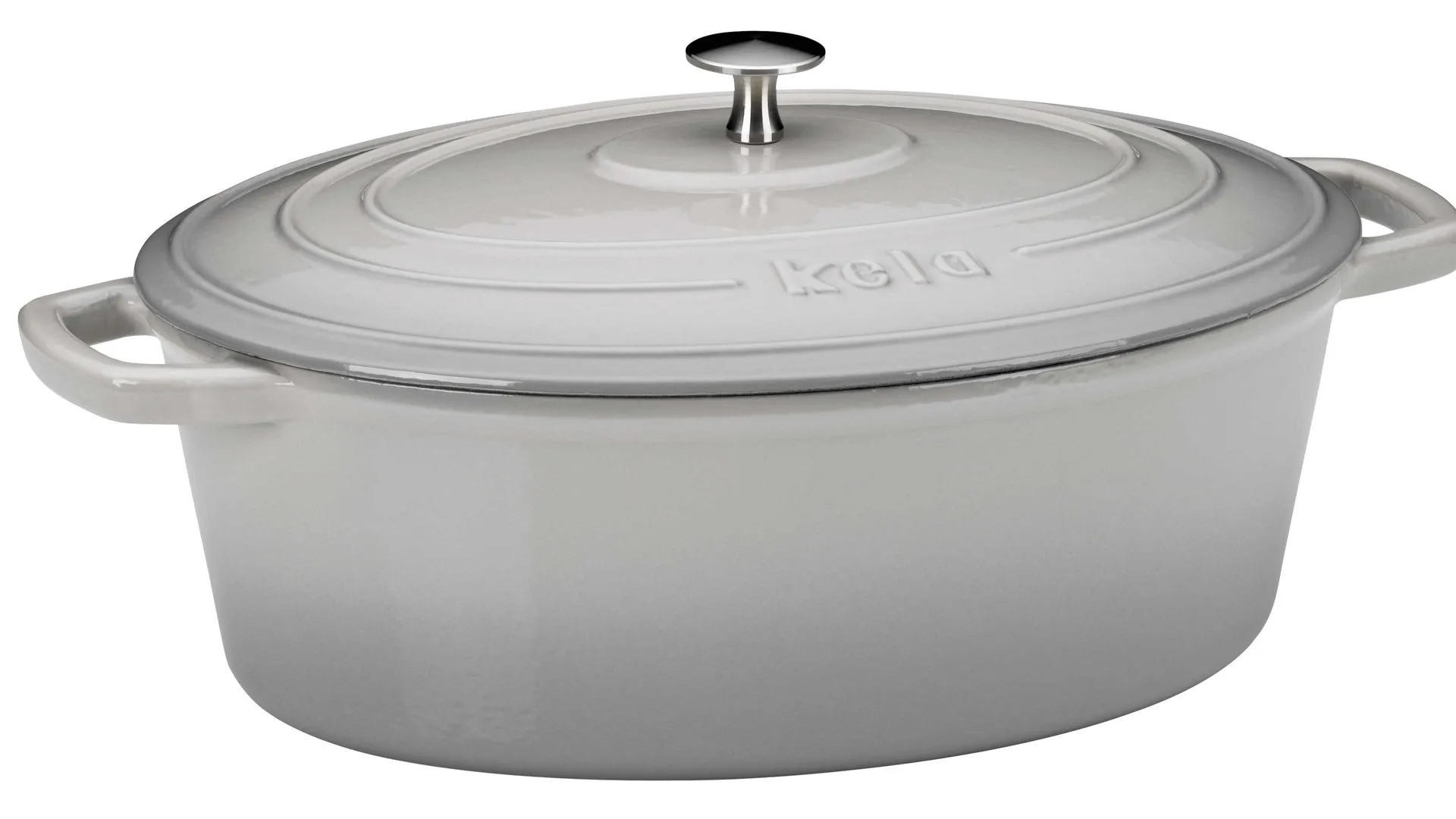 kela Bräter Calido, hellgraues Gusseisen - ca. 6 Liter