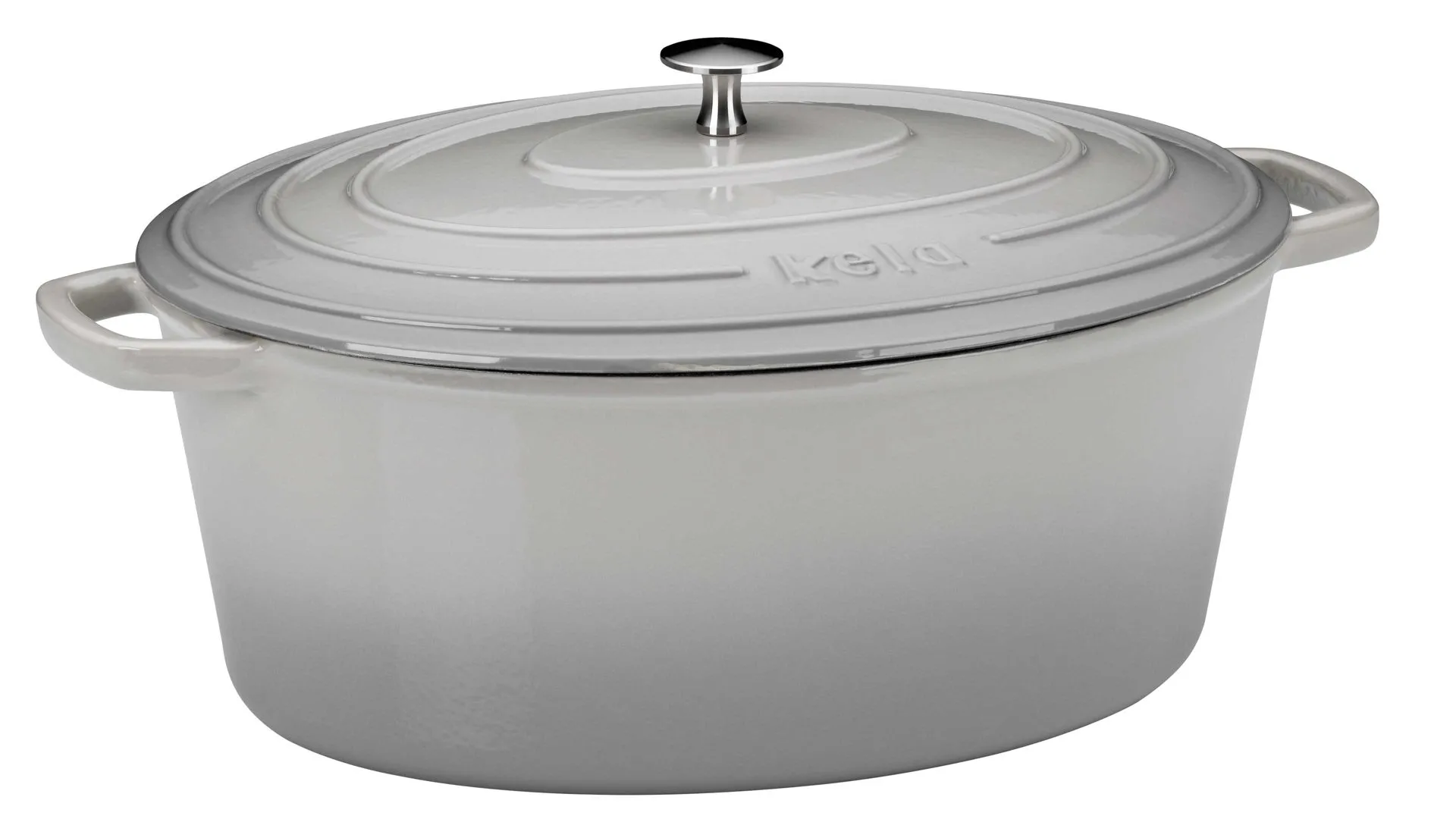 kela Bräter Calido, hellgraues Gusseisen - ca. 9,3 Liter