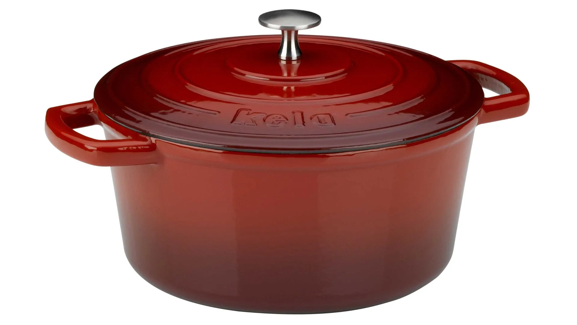 kela Bräter Calido, rotes Gusseisen - ca. 3,8 Liter