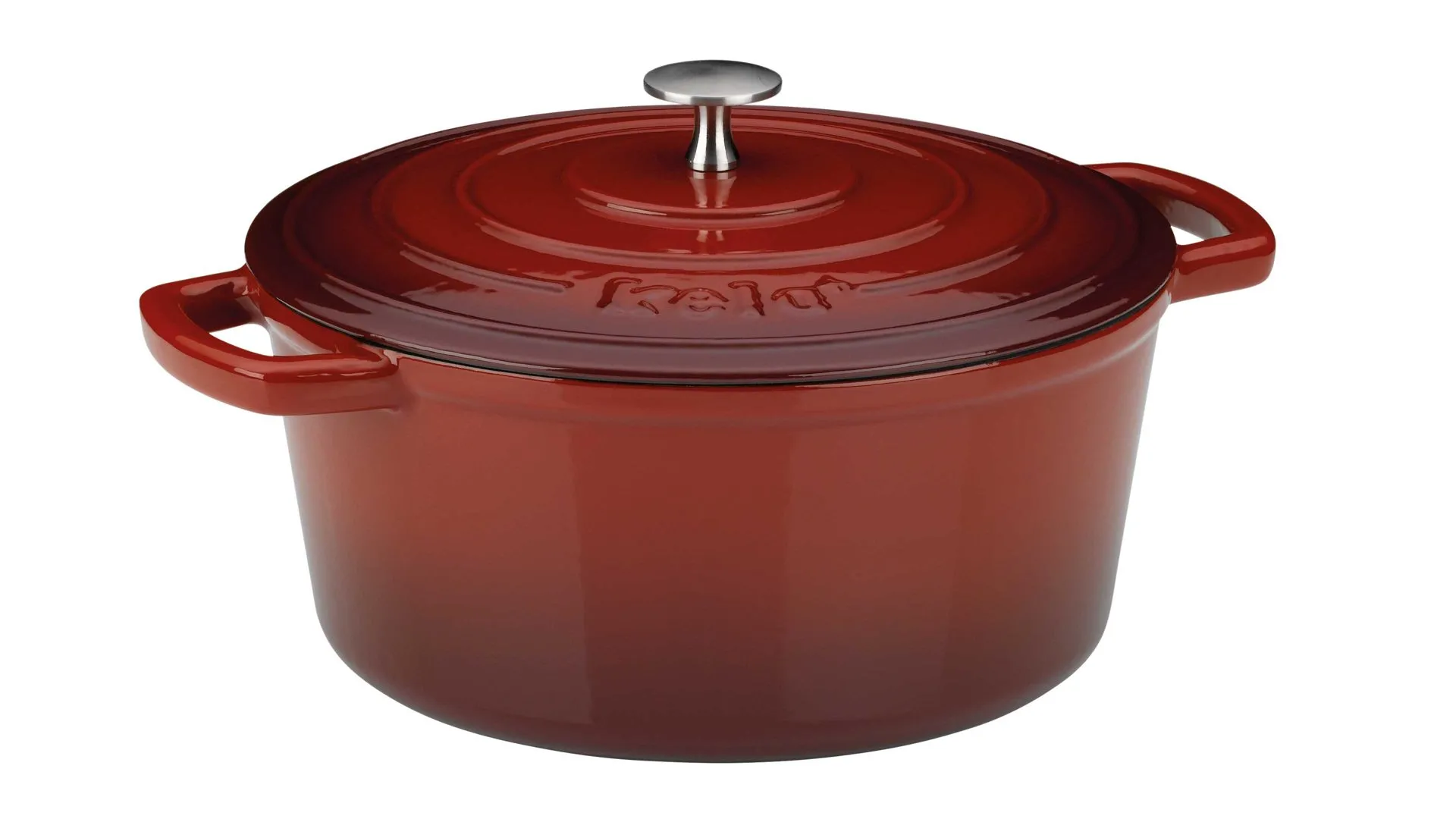 kela Bräter Calido, rotes Gusseisen - ca. 4,6 Liter