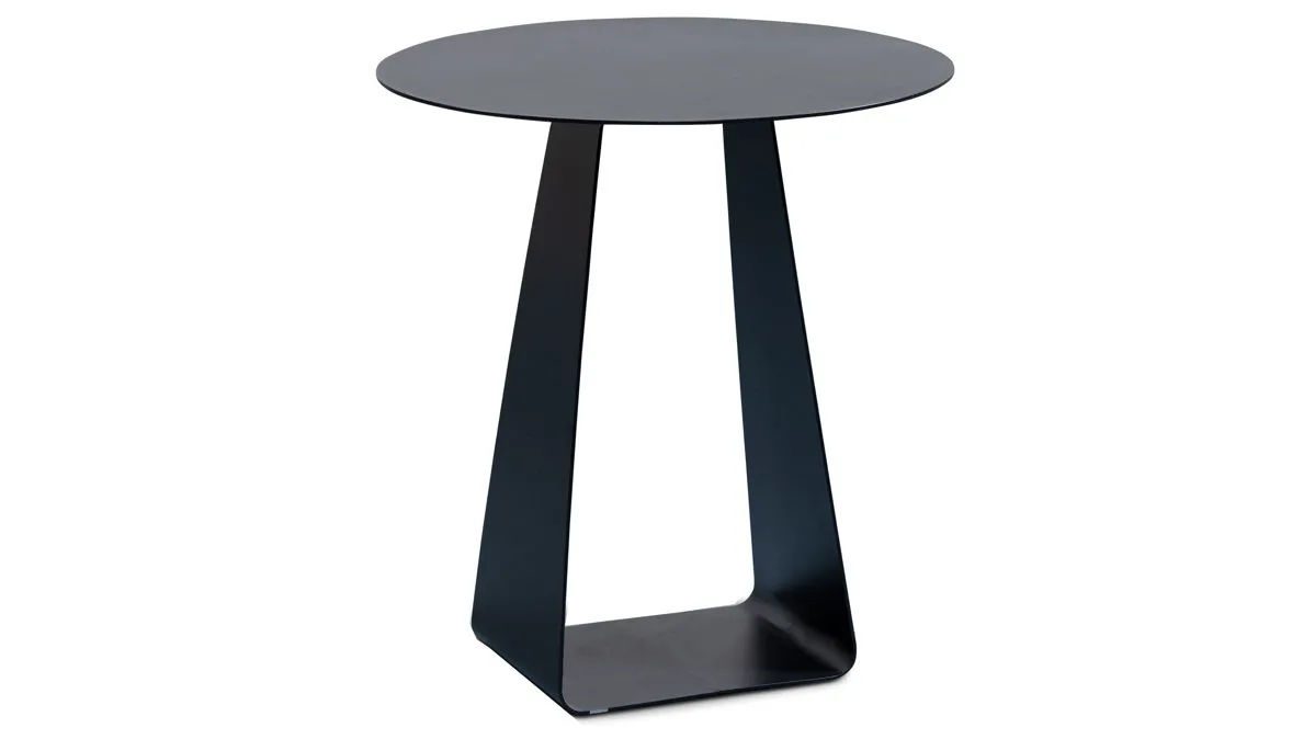 Beistelltisch Freddy 3, Schwarz - ca. 45 x 50 cm