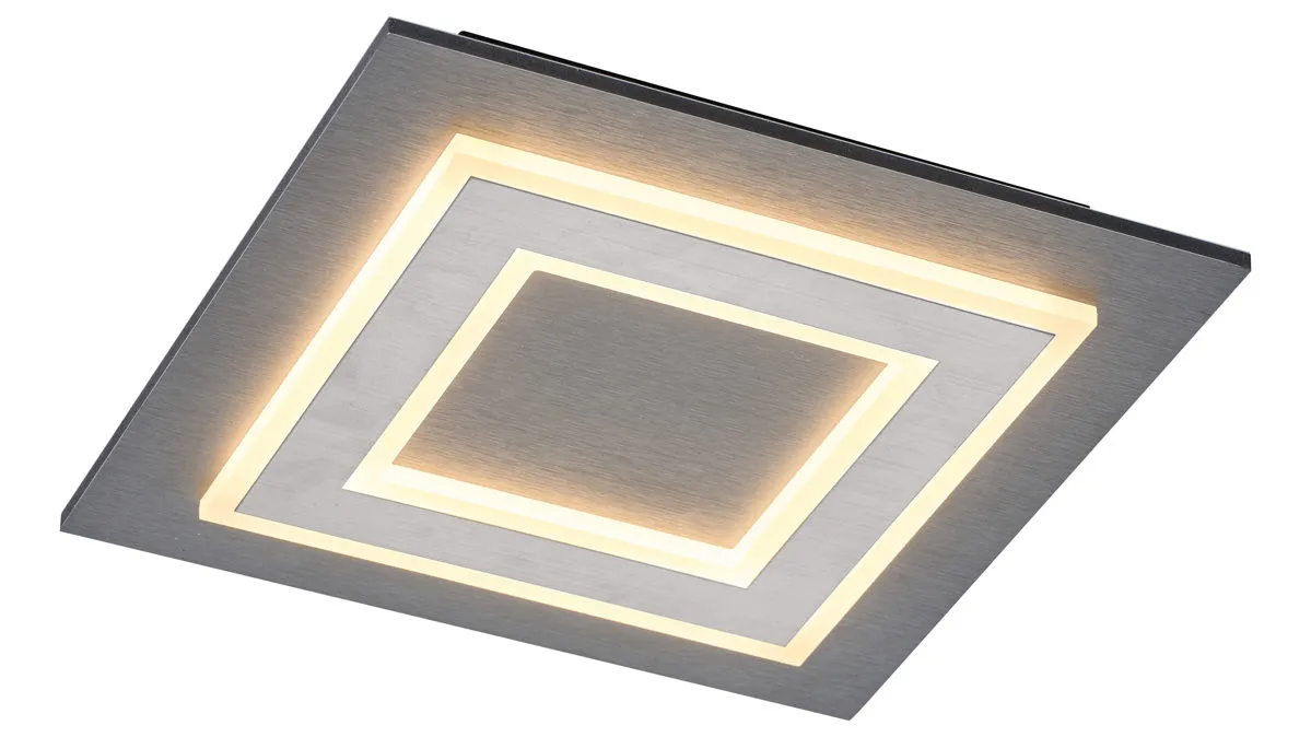 GLOBO Deckenleuchte Jayden, Anthrazit & Opal – ca. 32 x 32 cm