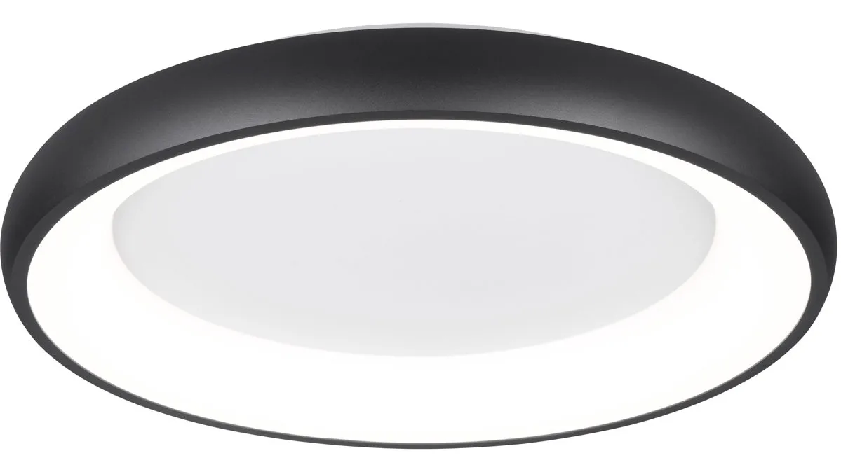 TRIO Deckenleuchte Cardona, Schwarz – Durchmesser ca. 62 cm