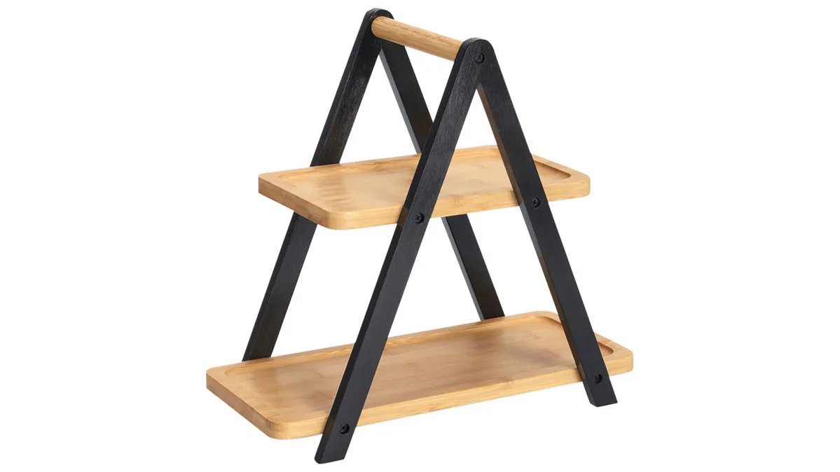 Etagere, Bambus - zwei Böden