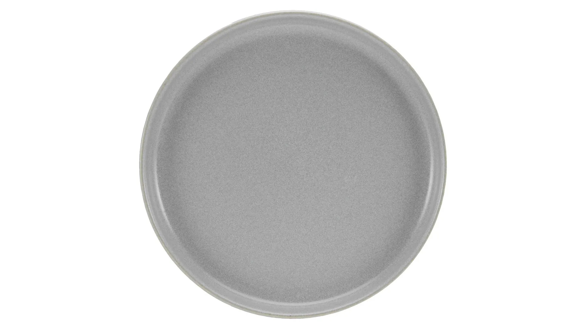 CREATABLE Uno – Speiseteller, graues Steinzeug – Durchmesser ca. 28 cm