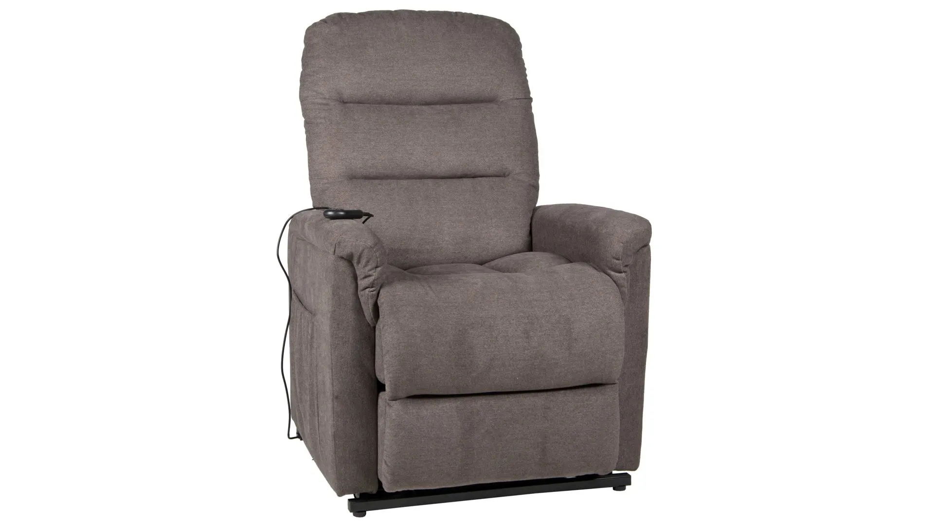 TV-Sessel, graubrauner Stoffbezug Palermo