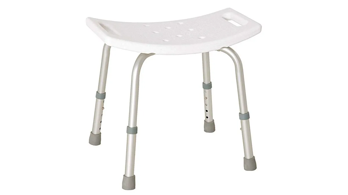 Haku Möbel - Hocker Help 1, weiß mit Gestell aus Aluminium