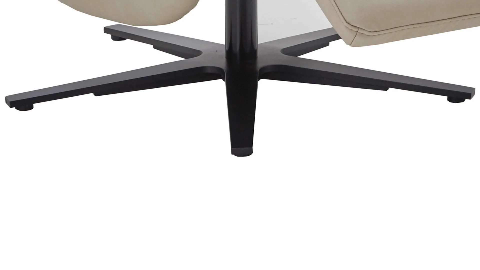 Relaxsessel Serie Relaxa-Feeling - Sternfuß DT5, mattschwarzes Metall