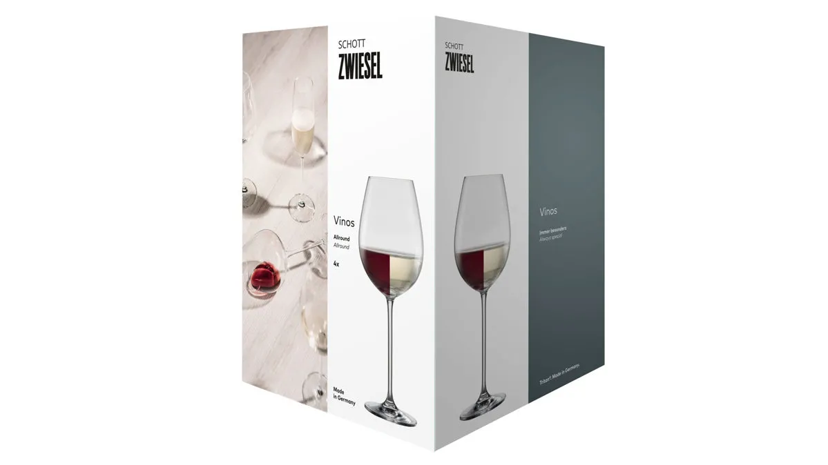 SCHOTT ZWIESEL Allroundglas-Set Vinos, Tritan®-Kristallglas – vierteilig