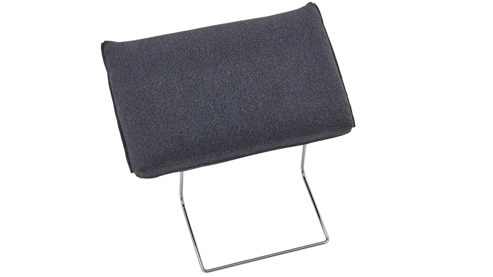 Florenz - Steckkissen für Longchair, blaugrauer Bezug & Metallgestell - ca. 70 x 46 cm