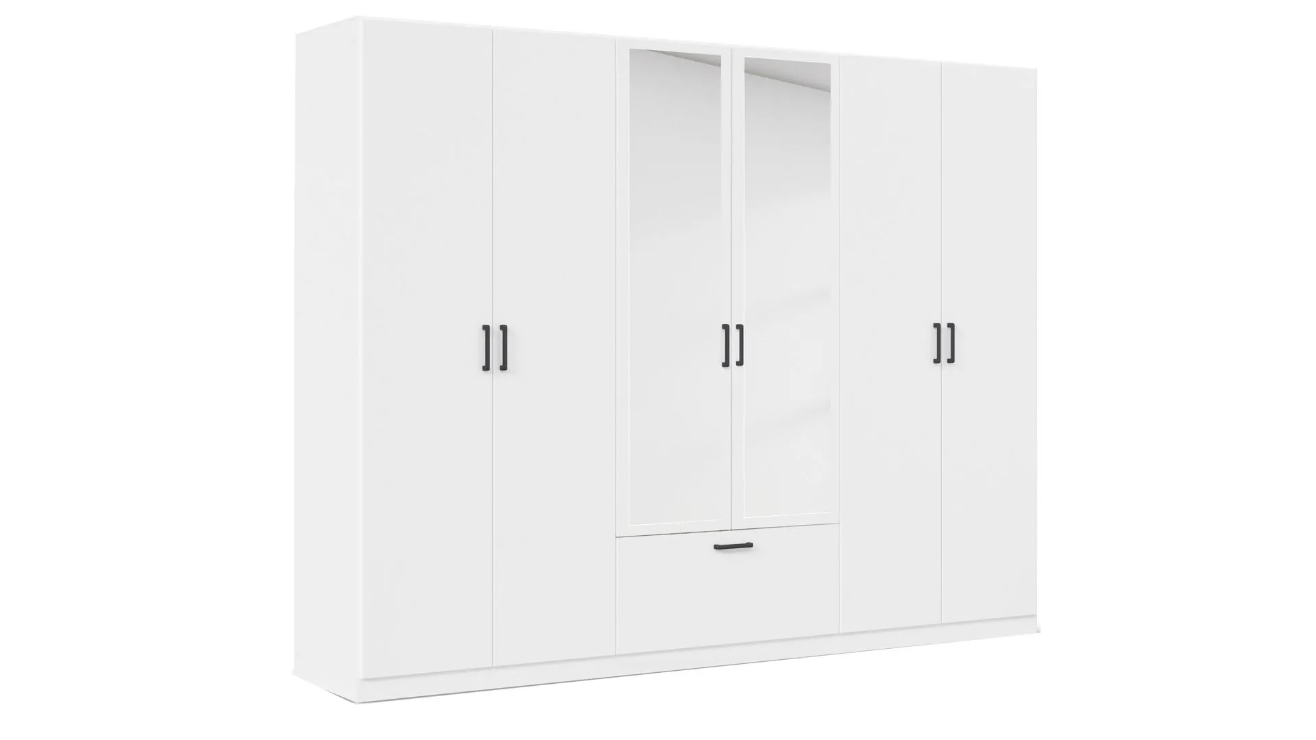 rauch BLUE Drehtürenschrank Bari, Alpinweiß - Breite ca. 271 cm