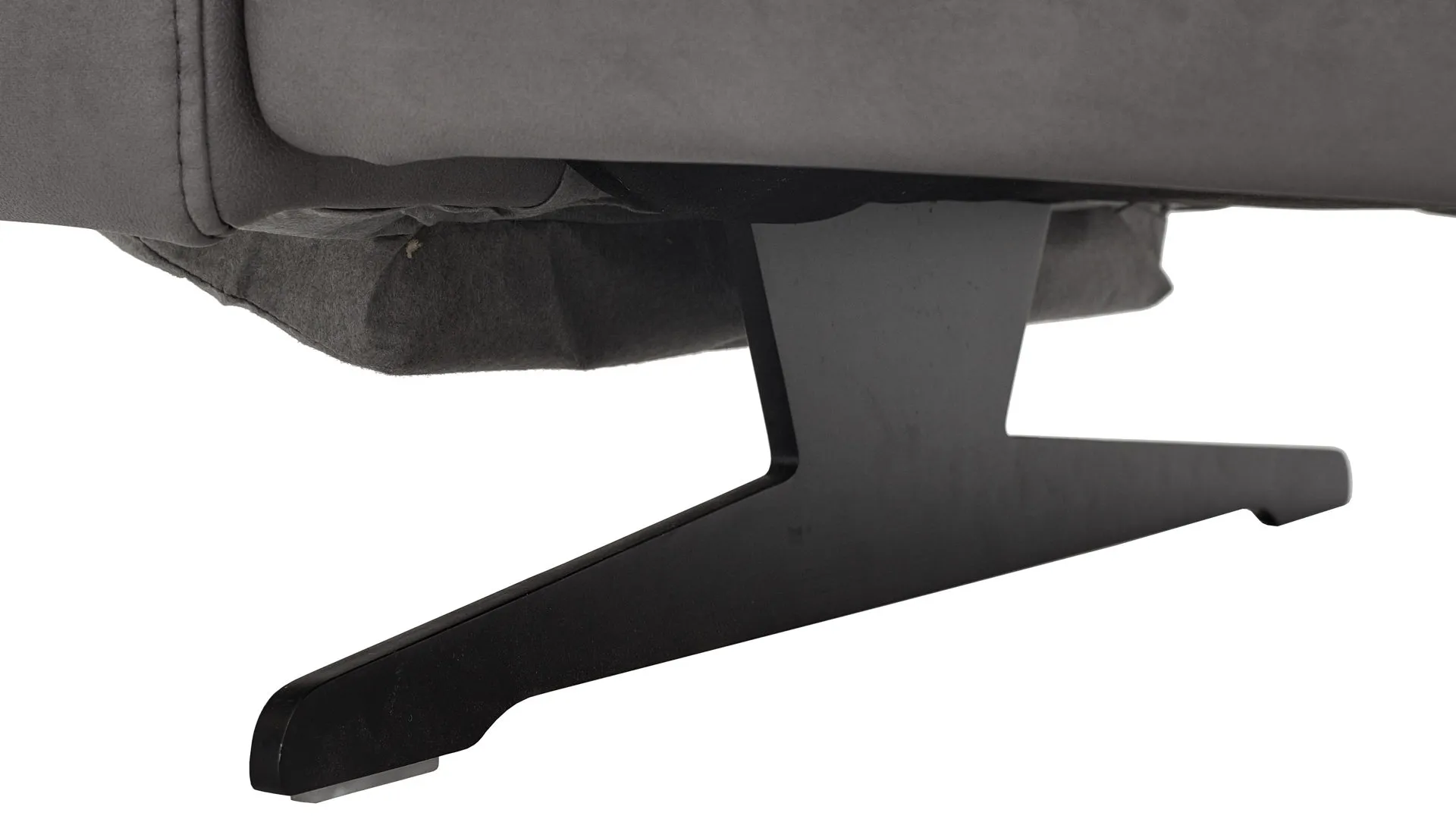 Polsterprogramm Relaxa Trend 1.0 - Schwertkufe, mattschwarzes Alu