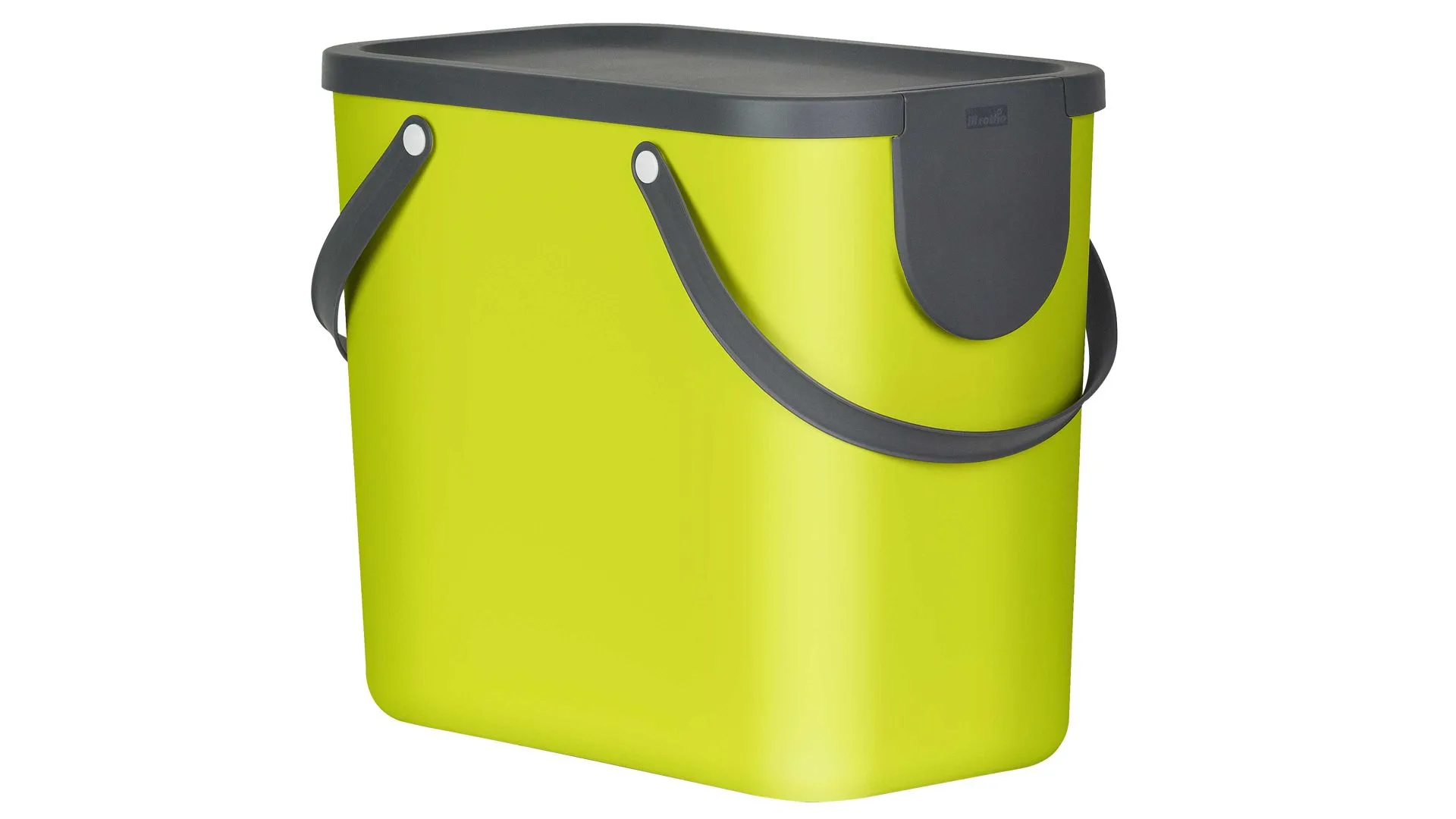 rotho modulares Recycling Müllsystem Albula, Limette - ca. 25 Liter