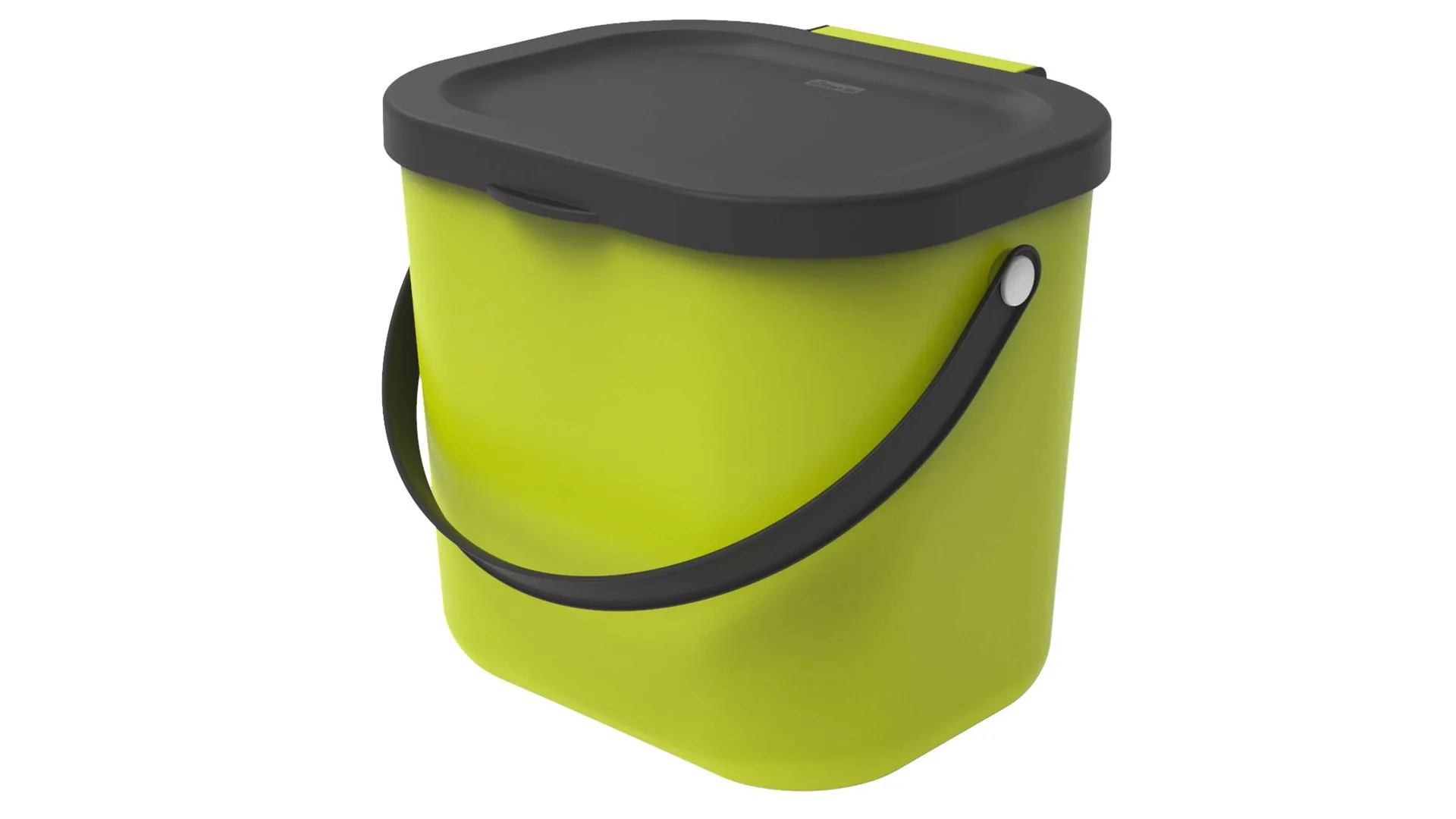 rotho modulares Recycling Müllsystem Albula, Limette - ca. 6 Liter