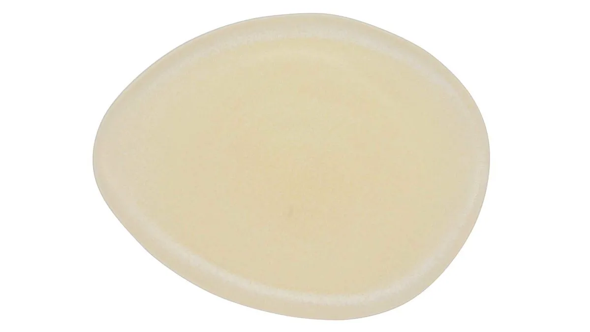 CREATABLE Pietra – Gourmetplatte, sandfarbenes Steinzeug – ca. 31 x 24 cm