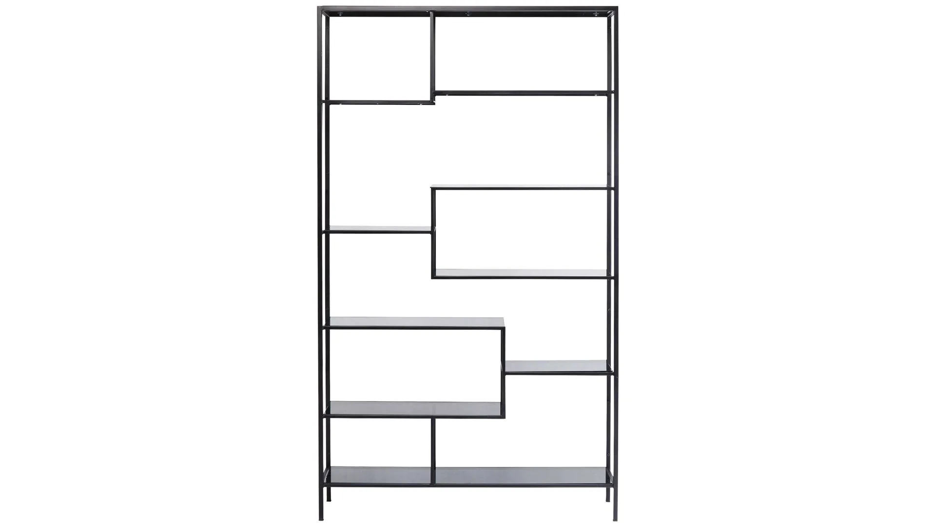 KARE DESIGN Regalserie Loft, Schwarz & Anthrazit - ca. 115 x 195 cm