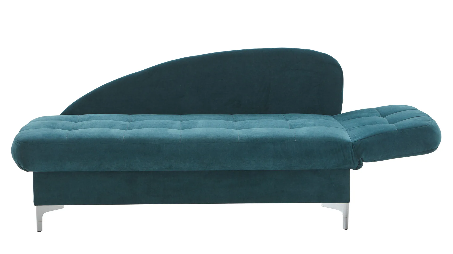 Schlafsofa Greta, smaragdfarbener Bezug Austin - Liegefläche ca. 80 x 200 cm