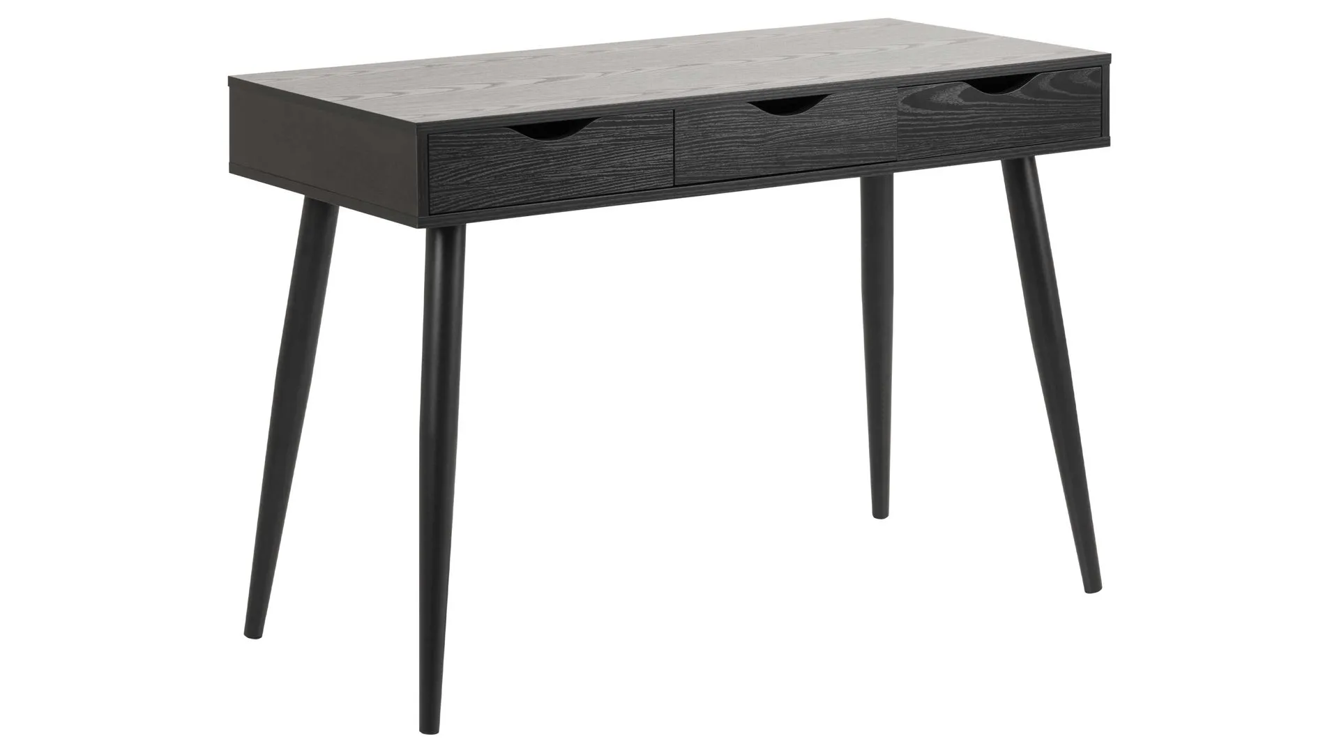 Schreibtisch Neptun, Schwarz - ca. 110 x 50 cm