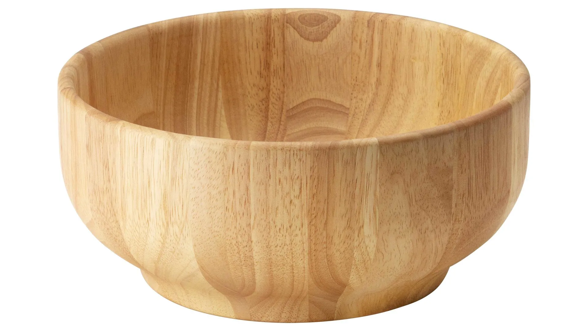 CONTINENTA Holz-Schüssel, Gummibaumholz - Durchmesser ca. 26 cm