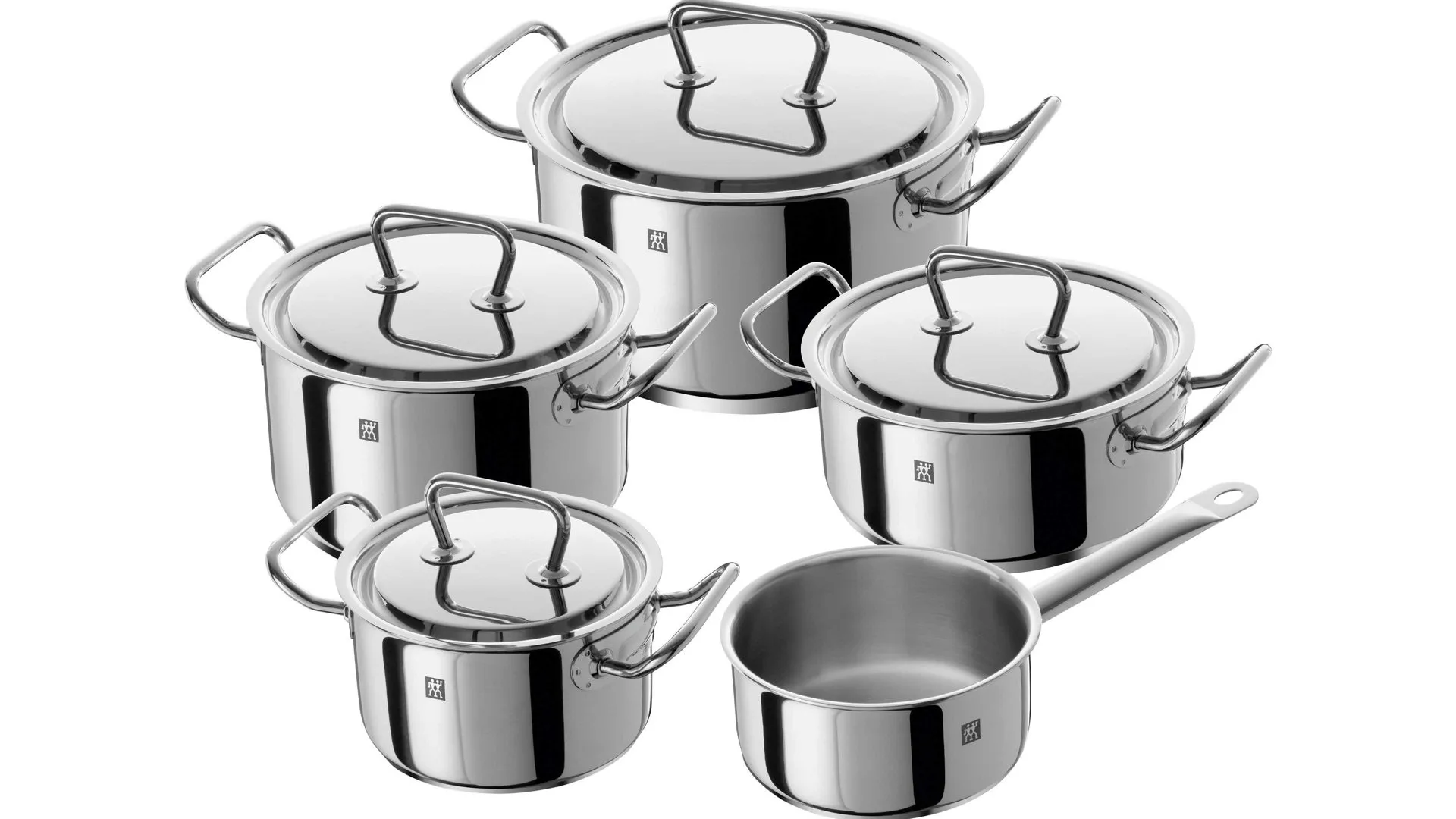 ZWILLING® Topf-Set Twin Classic, Edelstahl – fünfteilig