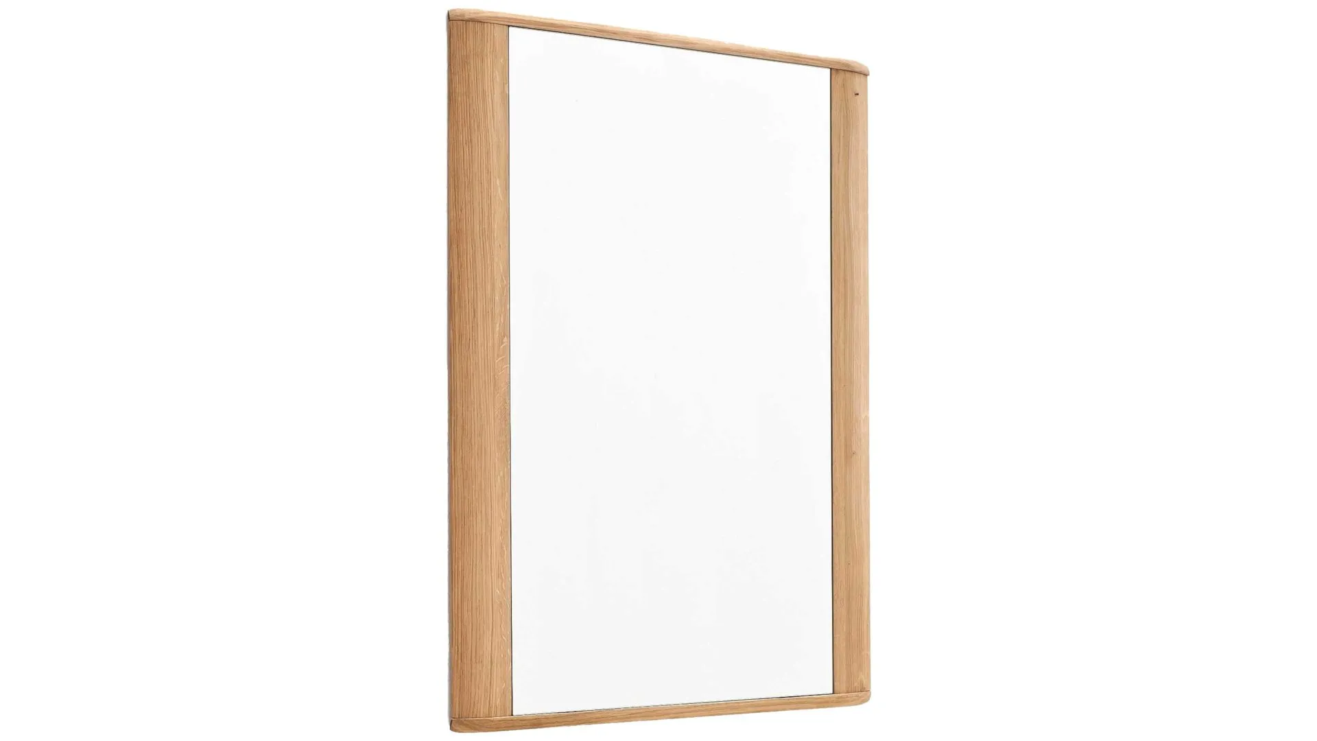 Garderobenspiegel Nilo, biancofarbene Balkeneiche – ca. 65 x 91 cm