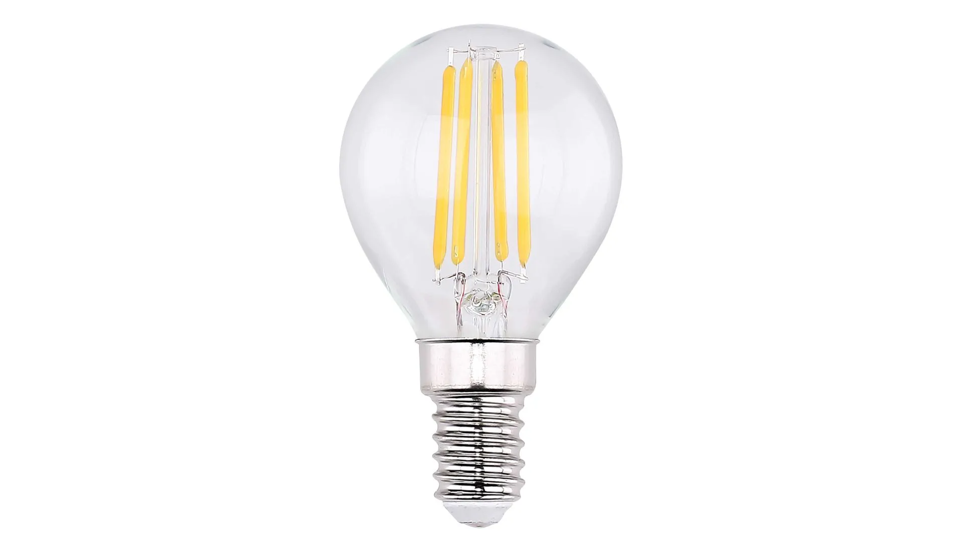 GLOBO LED-Leuchtmittel-Set, transparentes Glas - dreiteilig