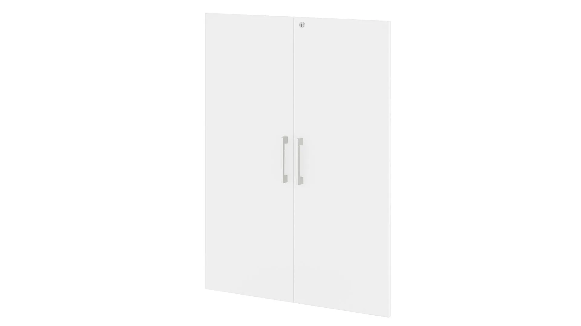 Büroprogramm Big Profi Office - 2er-Set Türen, Weiß - zwei Türen, ca. 77 x 104 cm