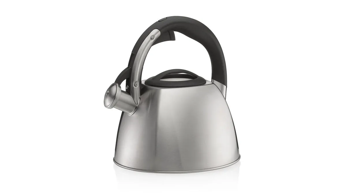 Wasserkessel, Edelstahl - ca. 22 x 25 cm