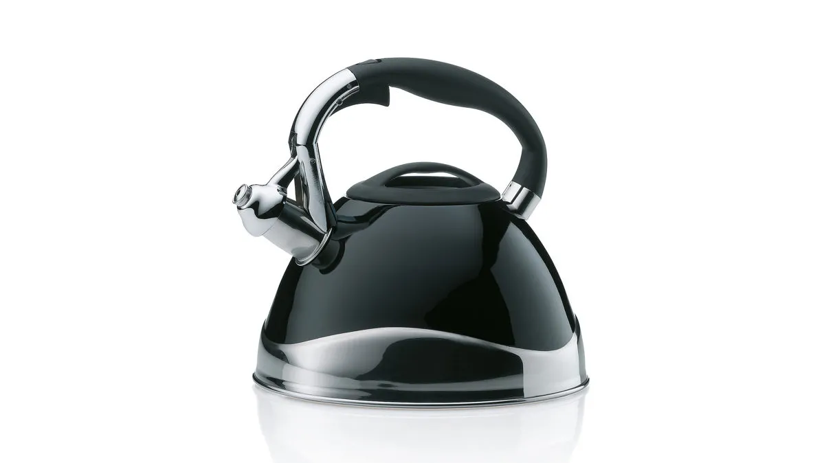 Wasserkessel, Schwarz - ca. 22 x 22 cm