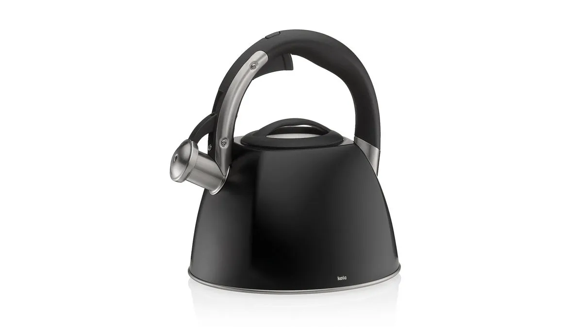 Wasserkessel, Schwarz - ca. 22 x 25 cm