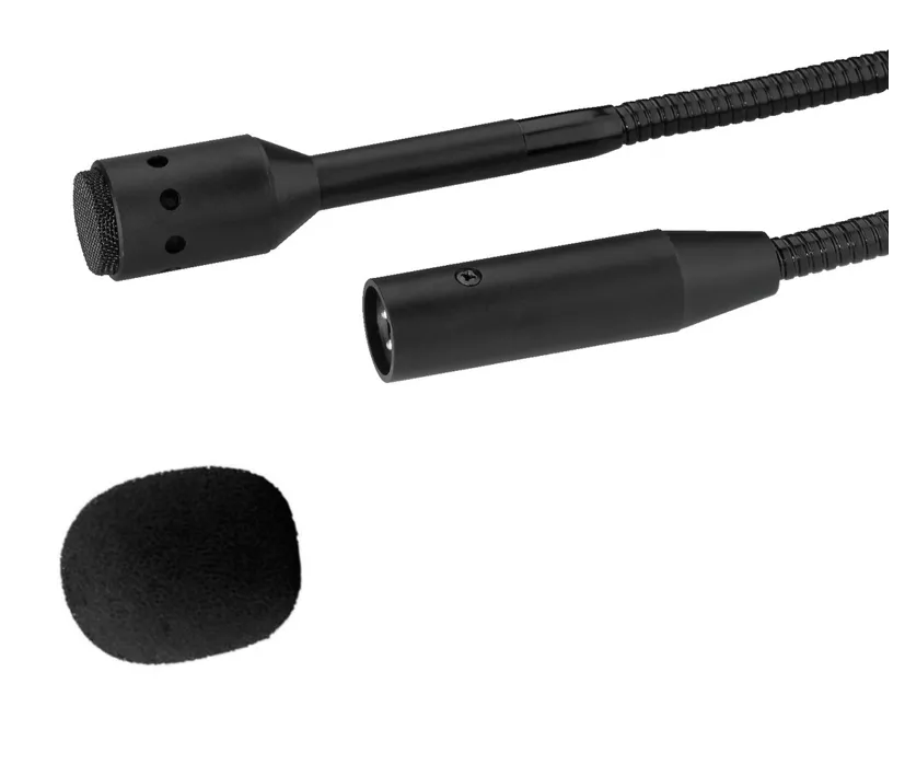 Mikrofon mit Schwanenhals 565mm Dynamisch Niere 500-ohm mit XLR-Stecker