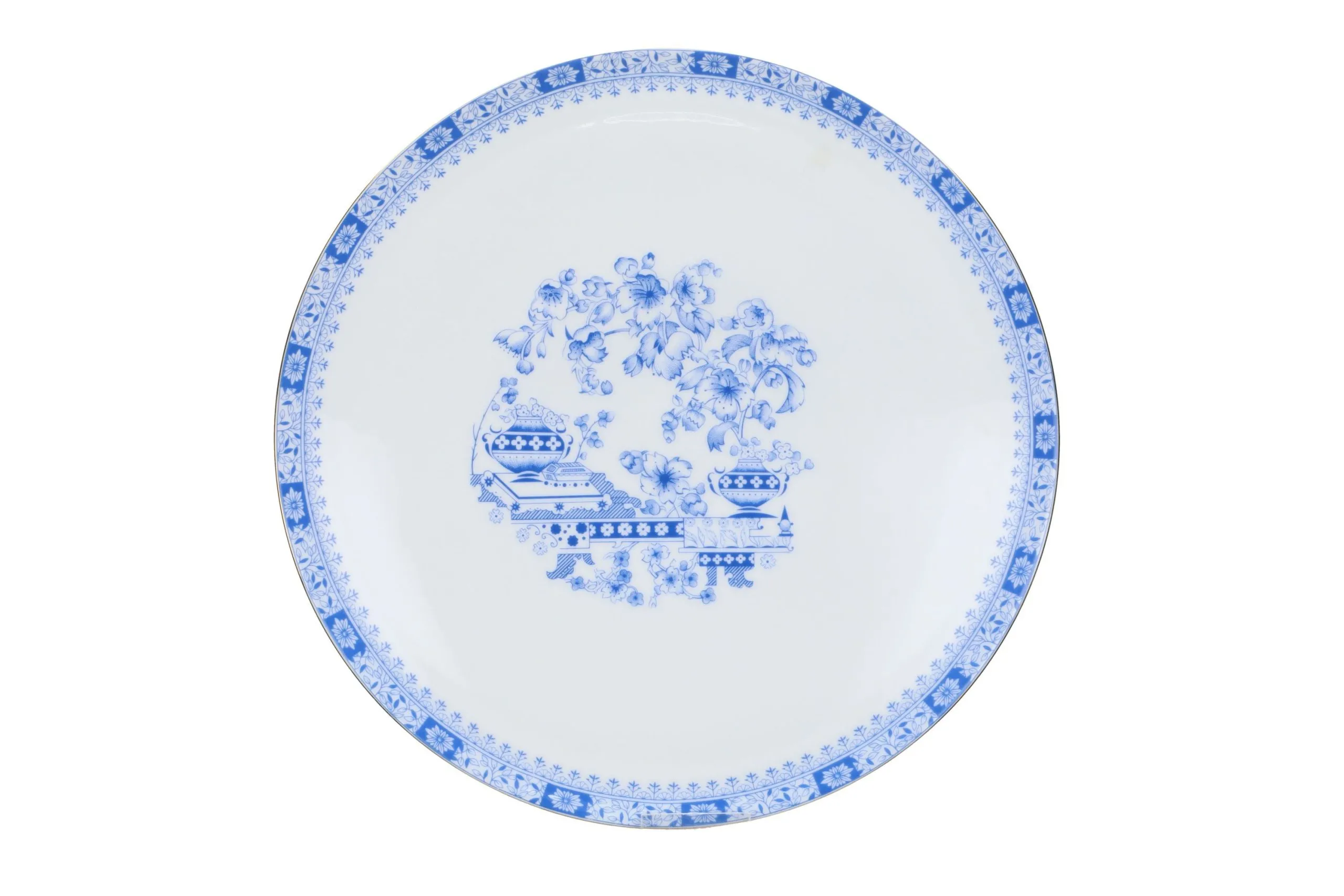 Tortenplatte - Seltmann Weiden Dorothea China blau