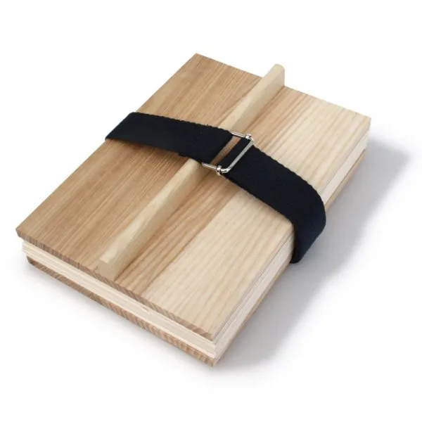 Side by Side Blütenpresse A5 Natur/Schwarz