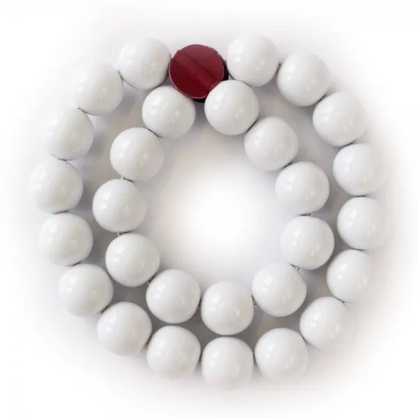 Siebensachen Topfuntersetzer Perle Porzellan Weiß