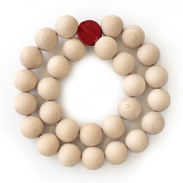 Siebensachen Topfuntersetzer Perle Wood Holz Natur