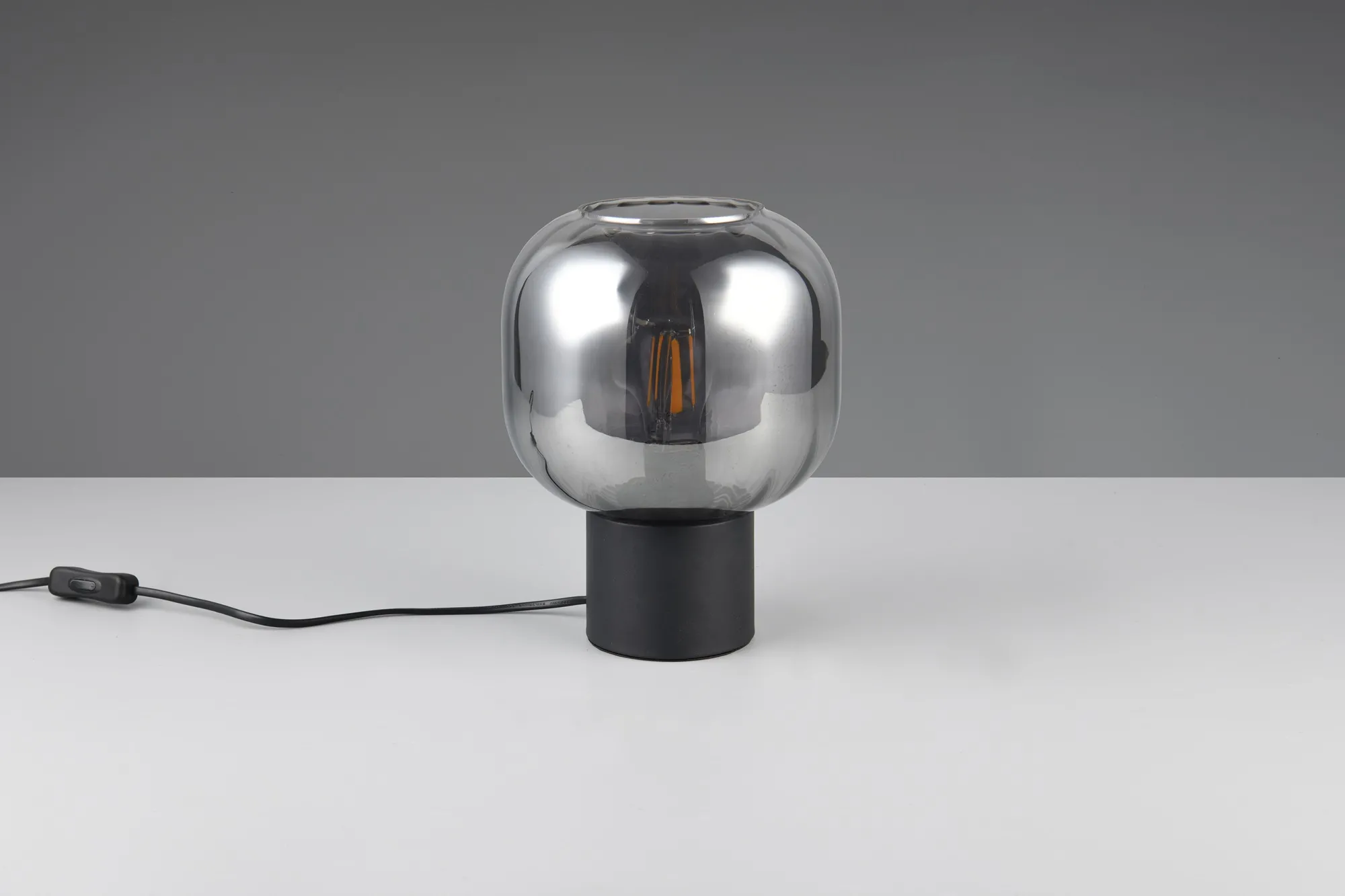 Tischleuchte Schwarz Matt