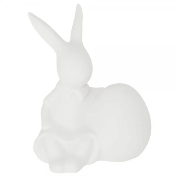 Storefactory Dekofigur Ella Osterhase Weiß (9x8x10cm)