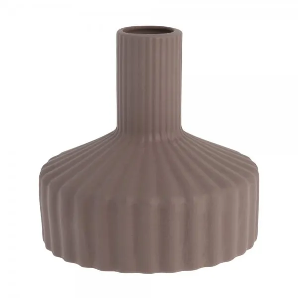 Storefactory Vase Samset Braun (16cm)