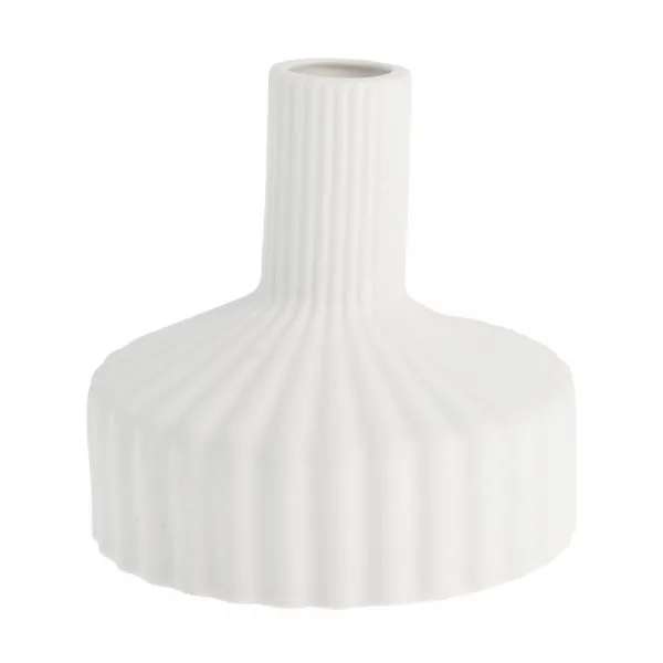 Storefactory Vase Samset Weiß (16cm)