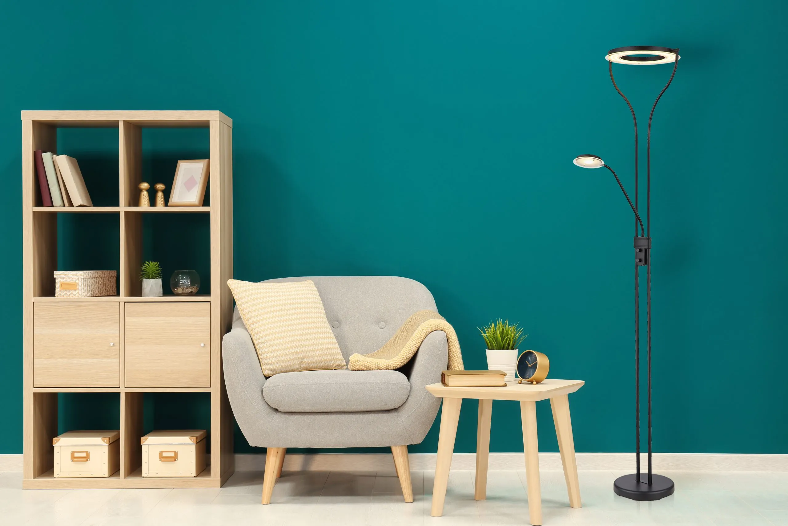 Stehleuchte Ebro schwarz matt