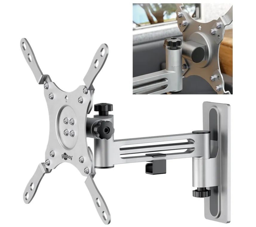 TV Halter für Wohnmobil Caravan bis 42zoll drehbar kippbar M230 VESA75 VESA100 VESA200