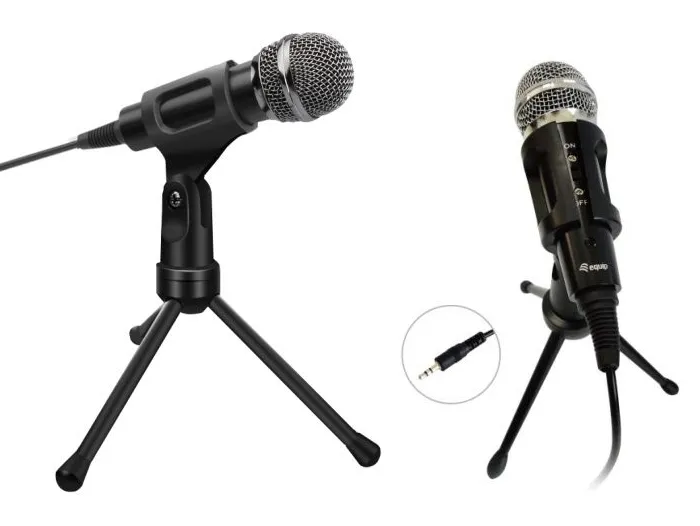 Mikrofon Tischmikrofon Dreibein für Notebook Laptop Computer PC