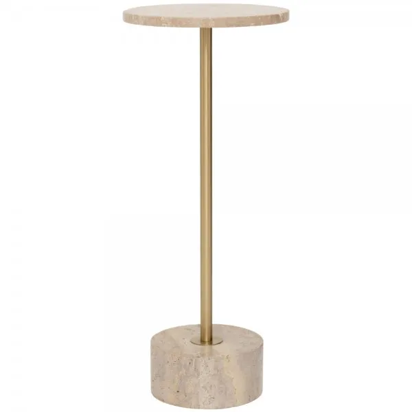 Urban Nature Culture Beistelltisch Fino Iron Travertine (25x60cm)