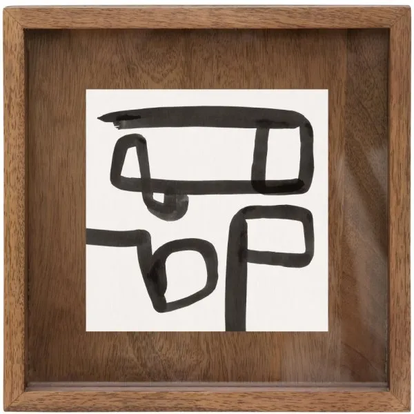 Urban Nature Culture Bilderrahmen Caja Mango Wood Recycled Glass (23x23x4cm)