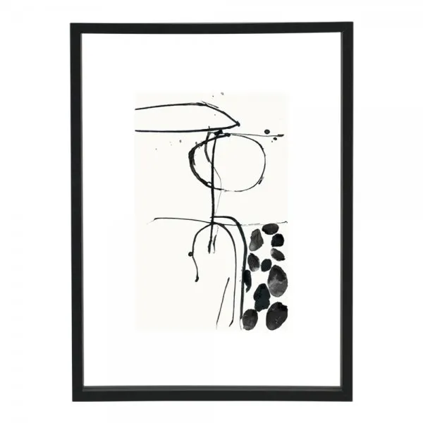 Urban Nature Culture Bilderrahmen Floating Minimalism Black MDF (30x42cm)