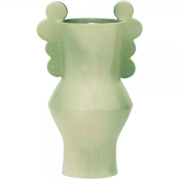Urban Nature Culture Vase Circulo Ceramics Pale Green (19x15,4x31,5cm)