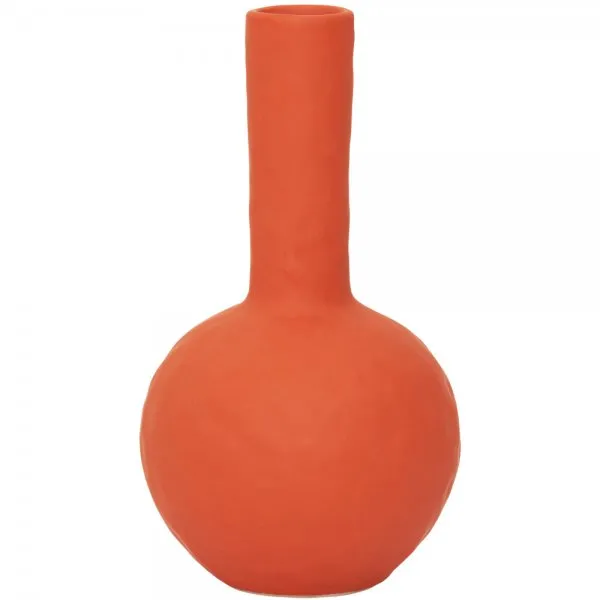 Urban Nature Culture Vase Mae Ceramic Flame Red (14,8x31cm)