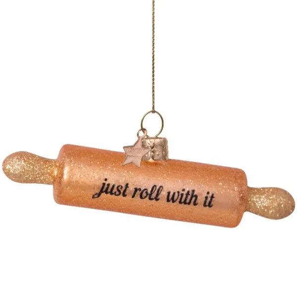 VONDELS Christbaumschmuck Baking Rolling Pin (3cm)