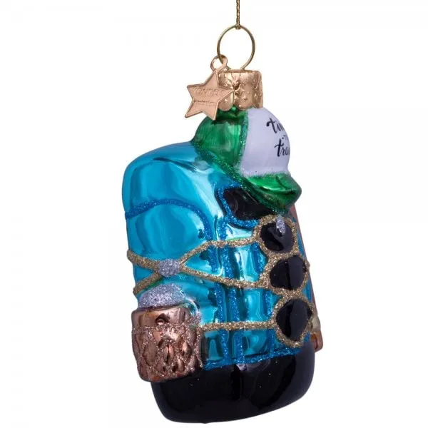 VONDELS Christbaumschmuck Rucksack Time To Travel Bag (6,5cm)